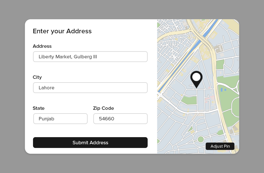 Tailor the design for your brand address fil copy