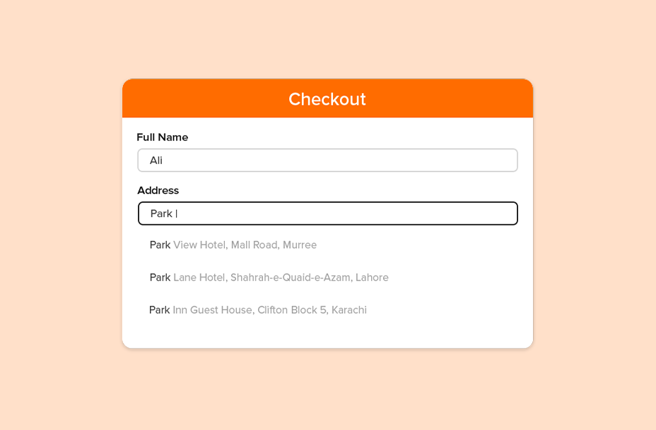 Tailor the design for your brand checkout form copy